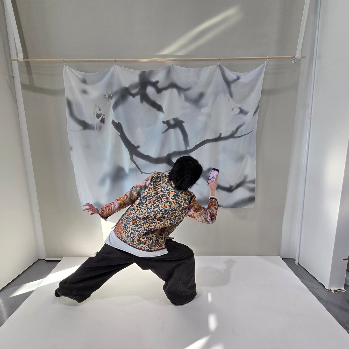 シフォン生地ファブリック印刷