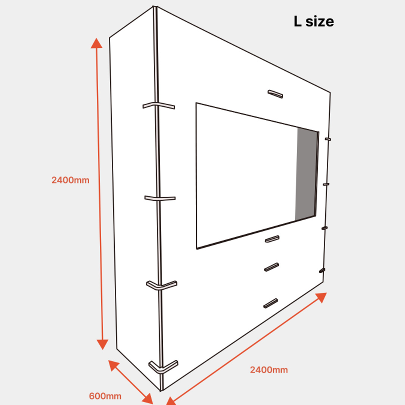 Honeycomb Board Monitor Case