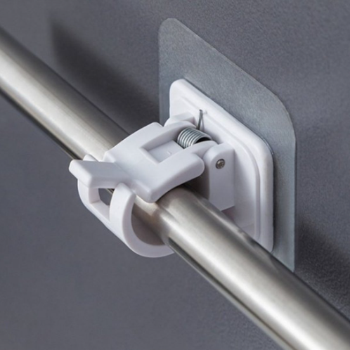 Tension Rod Holder Set (Wall-Mount Type)