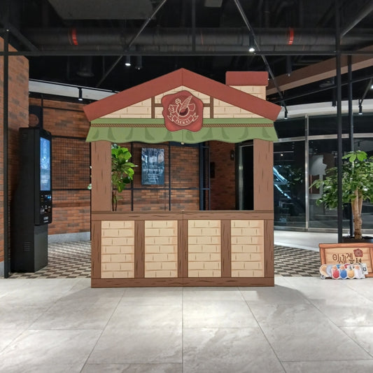 [House-Shaped Photo Zone] Honeycomb Board