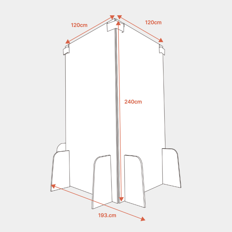 [4-Sided Wall Structure] Honeycomb Board