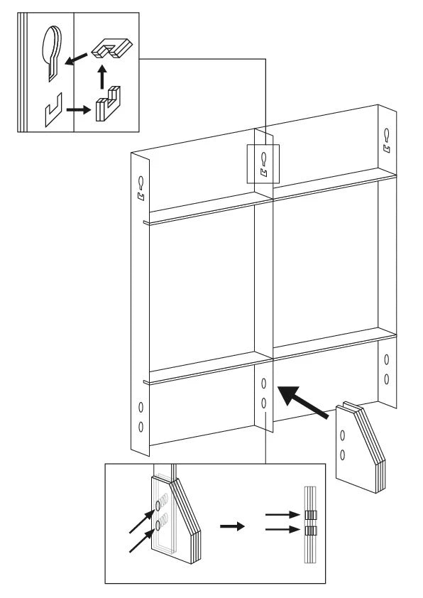Honeycomb Board Freestanding Wall [Basic Single-Sided]